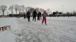 Foto van de ijsbaan, februari 2012