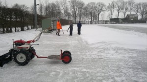 Foto van de ijsbaan, januari 2013