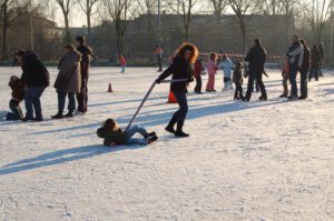 Foto van de ijsbaan, november 2022