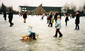 Foto van de ijsbaan, november 2022