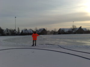 Foto van de ijsbaan, november 2022