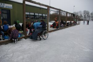 Foto van de ijsbaan, november 2022
