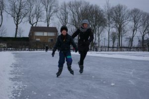 Foto van de ijsbaan, november 2022