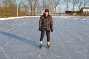 Foto van de ijsbaan, november 2022