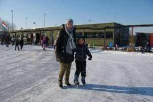 Foto van de ijsbaan, november 2022