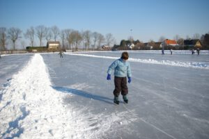 Foto van de ijsbaan, november 2022