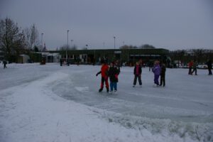 Foto van de ijsbaan, november 2022