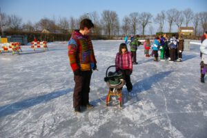 Foto van de ijsbaan, november 2022