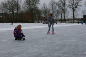Foto van de ijsbaan, november 2022