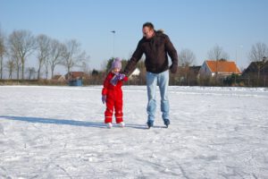 Foto van de ijsbaan, november 2022