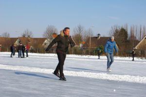 Foto van de ijsbaan, november 2022