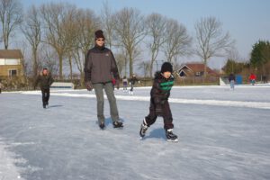 Foto van de ijsbaan, november 2022