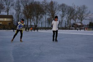 Foto van de ijsbaan, november 2022