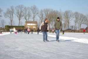 Foto van de ijsbaan, november 2022