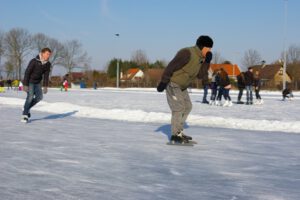 Foto van de ijsbaan, november 2022