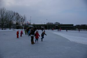 Foto van de ijsbaan, november 2022