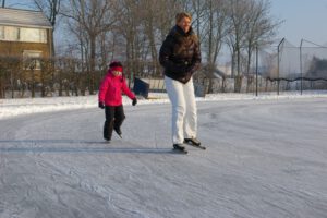 Foto van de ijsbaan, november 2022