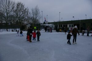 Foto van de ijsbaan, november 2022