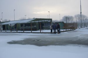 Foto van de ijsbaan, november 2022