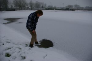 Foto van de ijsbaan, november 2022