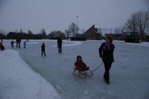 Foto van de ijsbaan, november 2022