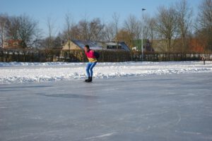 Foto van de ijsbaan, november 2022