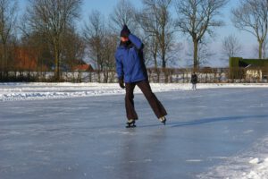 Foto van de ijsbaan, november 2022