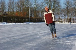 Foto van de ijsbaan, november 2022
