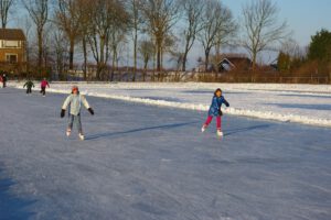 Foto van de ijsbaan, november 2022