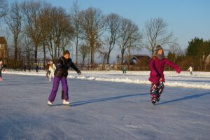 Foto van de ijsbaan, november 2022