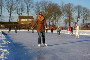 Foto van de ijsbaan, november 2022