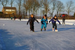 Foto van de ijsbaan, november 2022