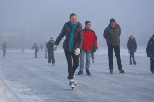 Foto van de ijsbaan, november 2022