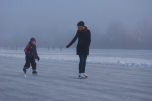 Foto van de ijsbaan, november 2022