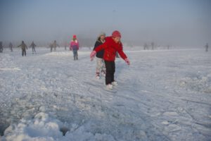 Foto van de ijsbaan, november 2022