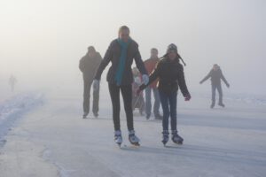 Foto van de ijsbaan, november 2022