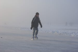 Foto van de ijsbaan, november 2022