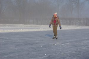 Foto van de ijsbaan, november 2022